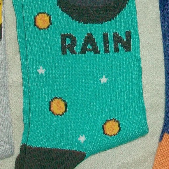 St. Paddys Day Make It Rain Pot Of Gold Coin Irish Theme Novelty Socks - Picture 2 of 4
